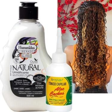 Imagem de kit Creme Umidificante 500g Natural - Tônico Capilar 65ml - Ouais Cosm