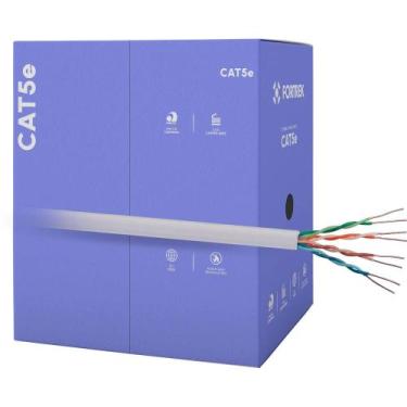 Imagem de Cabo de Rede CAT5E 305M Fortrek FK500C CMX Cinza - CX / 305