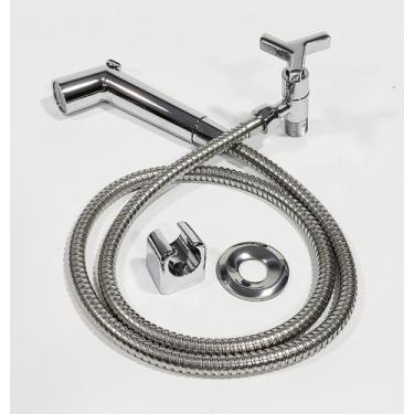 Imagem de Ducha Higiênica 1/4 volta c54 dimmer horizontal cromado - Tidra