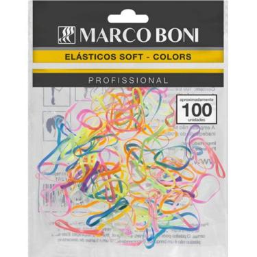Imagem de Marco Boni 8253 Elástico Cabelo Silicone ColorIDOS C/100 (kit C/03) 82