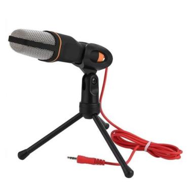 Imagem de Microfone Condensador Pc Gravação Video Celular Youtube Base - Lelong