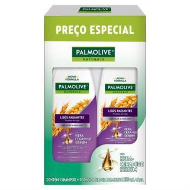 Imagem de Kit Shampoo + Condicionador Palmolive Lisos Radiantes 350ml
