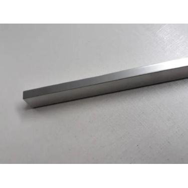 Imagem de Puxador Porta Mdf/vidro Rometal Slim Fixação Adesiva 300mm, Prateado