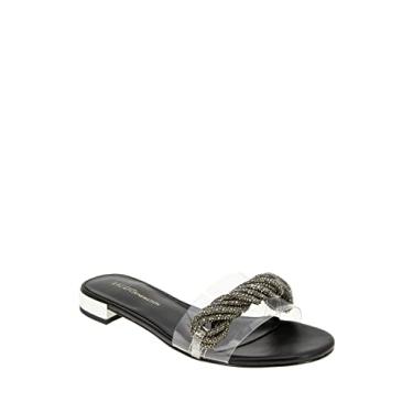 Imagem de BCBGeneration Sapatilha feminina Darli, Preto/Fumê, 37