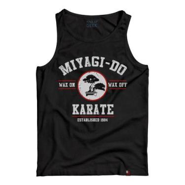 Imagem de Camiseta Regata Karatê Kid Mestre Miyagi Cobra Kai Camisa - KING OF GE