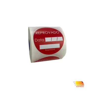 Imagem de Etiqueta Controle de Qualidade Inspeção 60x60mm - 500 unidades - Etiqu