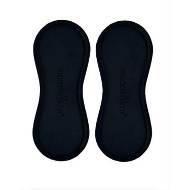 Imagem de Placa 3D Anatômica Flanco Lateral Preto Premium ModelleSkin, Preto, Un