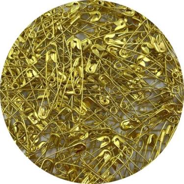 Imagem de Alfinete de Segurança NYBC NO.0 Metal Dourado 50pçs 15g - Macall