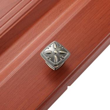 Imagem de Puxadores de armário antigos, liga de alumínio, maçanetas de porta de armário de cozinha e puxadores de armário, puxadores de gaveta, ferragens de puxadores de móveis, 925, único