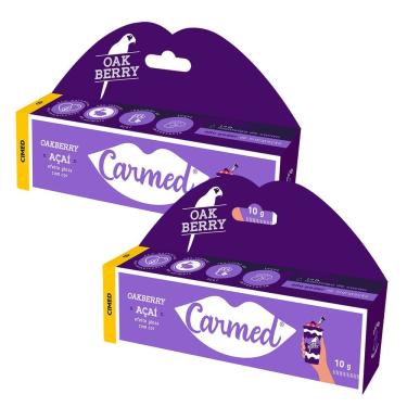 Imagem de Kit 2 und Hidratante Labial Carmed Açai Oakberry10g