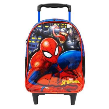 Imagem de Mochila de Rodinhas Homem Aranha X2 G 10670 Xeryus