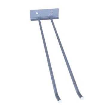 Imagem de Suporte Porta Vassoura Rodo Parede Gancho Organizador 20 Cm Aço Fundid