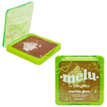 Imagem de Iluminador Cremoso Marble Glow Facial Melu By Ruby RoseRRF860, GOLDEN 