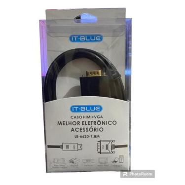 Imagem de Cabo Adaptador Vga Para Hdmi Chipado Não Precisa de Conversor - It'Blu