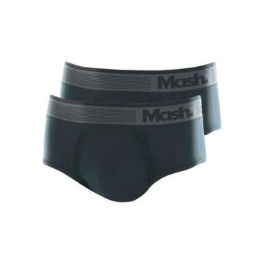 Imagem de Kit com 2 Cueca Slip Mash 713.02, Cinza, P
