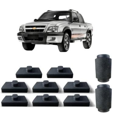 Imagem de S10 .../2011 Kit Anti Ruido + Bucha Do Jumelo - Borfix