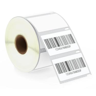 Imagem de BETCKEY - Compatível DYMO 30334 (2-1/10.2 cm x 1-1/10.2 cm) Etiquetas multiuso de código de barras/FNSKU, perfuradas, compatíveis com impressoras DYMO Labelwriter 450, 4XL, Rollo e Zebra [1 rolo/1000