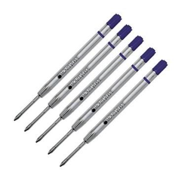 Imagem de 5 – Refil esferográfica de gel Monteverde sem tampa para servir em canetas esferográficas Parker, ponta grossa/forte (embaladas em volume), Blue/Black