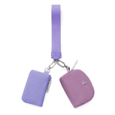 Imagem de Carteira de pulso Mum's Memory Mini Zip Around para mulheres roxa