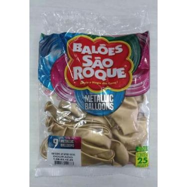 Imagem de Balão de Festa Alumínio N9 C/25 Unidades - São Roque