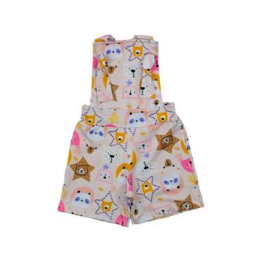 Imagem de Jardineira Curta Moletinho - Ursinho - Ame Kids, M