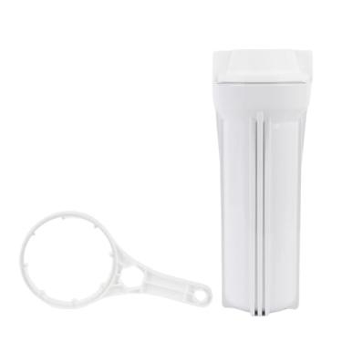 Imagem de RO Kit Habitação, 1/4 Polegada Osmose Reversa Filtro De Água Shell Chave Osmose Reversa Membrana Habitação Kit Com Conexão Rápida Chave De Montagem para 10 Polegada RO De