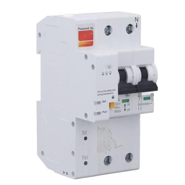 Imagem de Disjuntor de Wifi, Controle de Disjuntor Ar 2P Controle Remoto AC 230V 50Hz Instalação Fácil Alta Precisão para Elétrico Doméstico (10a)