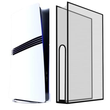 Imagem de AJKTHGE Capa Transparente Contra Poeira Para Ps5 Pro/Ps5 Slim/Ps5, À Prova D'Água, Antirriscos (Preta)