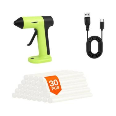 Imagem de Kit De Pistola De Cola Quente Portátil Sem Fio USB-C Recarregável Com 