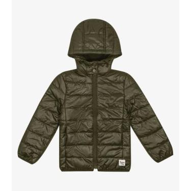 Imagem de Jaqueta Infantil Puffer Trick Nick Verde, 4, Verde