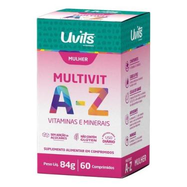 Imagem de Suplemento Multivitamínico A Z Mulher Uvits 60 Cápsulas