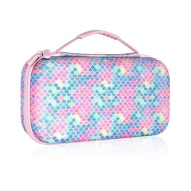 Imagem de Gurgitat Capa de transporte para Nintendo Switch 2 – Pacote brilhante com design kawaii fofo com alça e alça para Switch 2 2025, estojos de viagem, armazenamento portátil, capa rígida protetora para