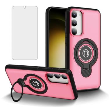 Imagem de Asuwish Capa de celular para Samsung Galaxy S23 Plus S23+ 5G com protetor de tela de vidro temperado Suporte magnético fino anel híbrido capa de celular resistente S23plus 23S + S 23 23+ SM-S916U 16.8