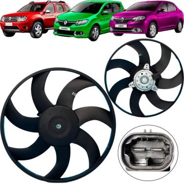 Imagem de Eletroventilador Radiador Captur Duster Oroch Sandero Logan