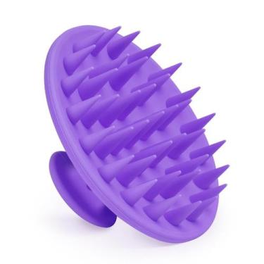Imagem de Scalp Massager Shampoo Brush Meartchy Silicone para o crescimento do c