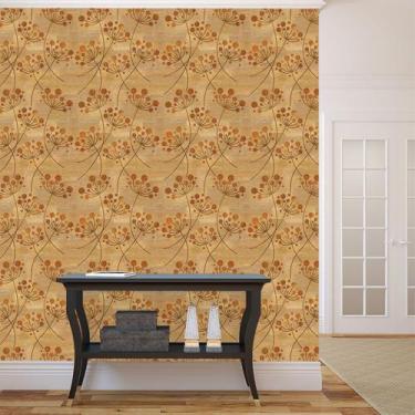 Imagem de Papel de Parede Adesivo - Dente de Leão - Madeira - 367ppm - Allodi