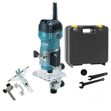 Imagem de Tupia Manual Makita 6mm M3700b 530 Watts + Acessórios, 220V