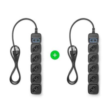 Imagem de Kit Protetor Eletrônico Inteligente Intelbras EWS 305 Preto - 2 unidad