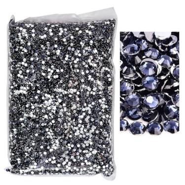 Imagem de Blinginbox 50.000 peças de strass flatback, strass de resina não hotfix grande quantidade atacado para artesanato DIY design criativo, roupas, maquiagem, arte de unhas (3 mm = 0,12 polegadas, Montana)