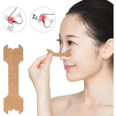 Imagem de Dilatador Nasal Adesivo para Respiração e Anti Ronco, 10 Unidades