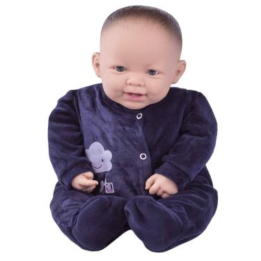 Imagem de Boneco Bebê Coleção Ninos Reborn Com Boca Aberta Cotiplas