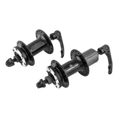 Imagem de 2X Cubos Dianteiro Traseiro Bike 36 Furos Cassete K7 Absolut