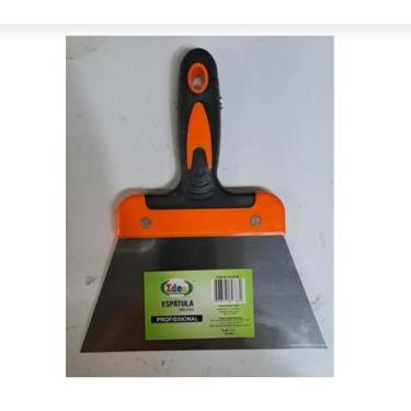 Imagem de Espátula De Aço 180mm Lisa Para Massa Gesso Obra Pintura - Idea