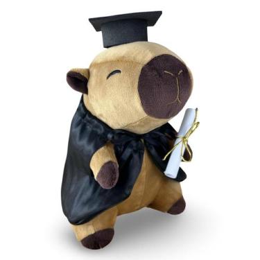 Imagem de Capivara de Pelúcia Formatura 20cm - Toybrink