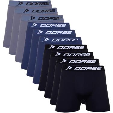 Imagem de Kit 10 Cuecas Boxer Microfibra Dorbe