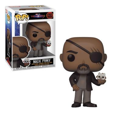 Imagem de Funko Pop The Marvels 1253 Nick Fury C/ Flerkitten