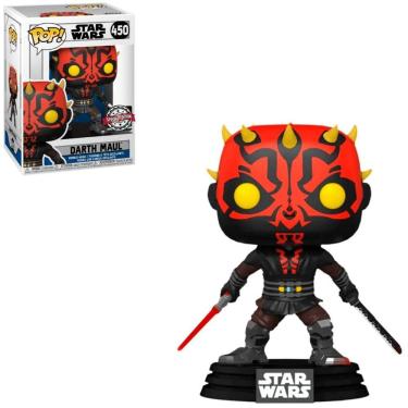 Imagem de Funko Pop Star Wars Clone Wars 450 Darth Maul Special