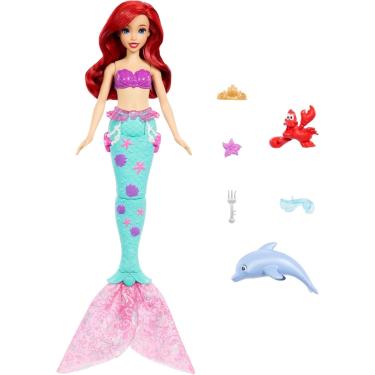 Imagem de Boneca Ariel Princesa Sereia Com Pet Mattel - JFC39
