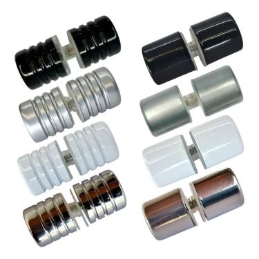 Imagem de Puxador Box De Banheiro Aluminio Porta Vidro Blindex 1629 Cr