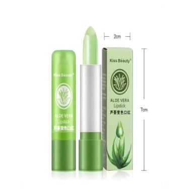 Imagem de Batom Hidratante com Aloe Vera - Cor que Muda - Longa Duração, 1 unida